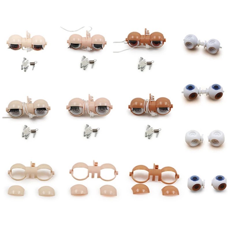 Cặp mắt nhựa thay thế cho búp bê Blythe 12inch 1/6