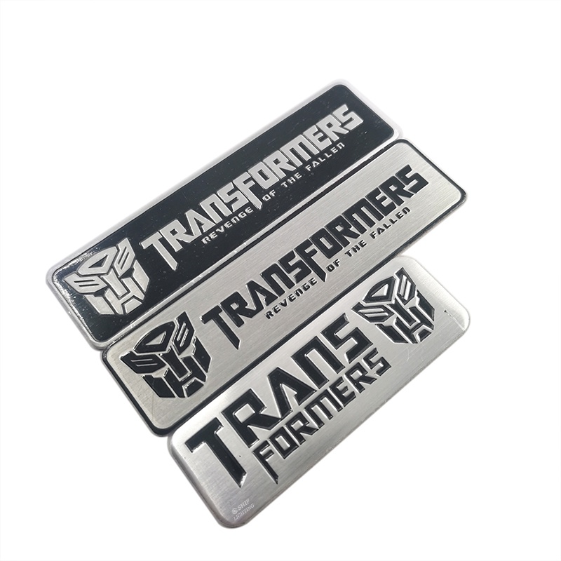 1 x Nhãn Dán Trang Trí Xe Hơi Bằng Nhôm In Chữ Autobot TRANSFORMER