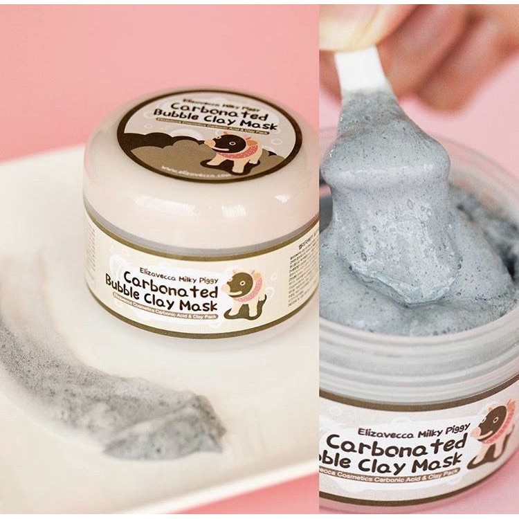 Mặt Nạ Sủi Bọt Thải Độc Elizavecca Milky Piggy Carbonated Bubble Clay Mask‎ 100gr