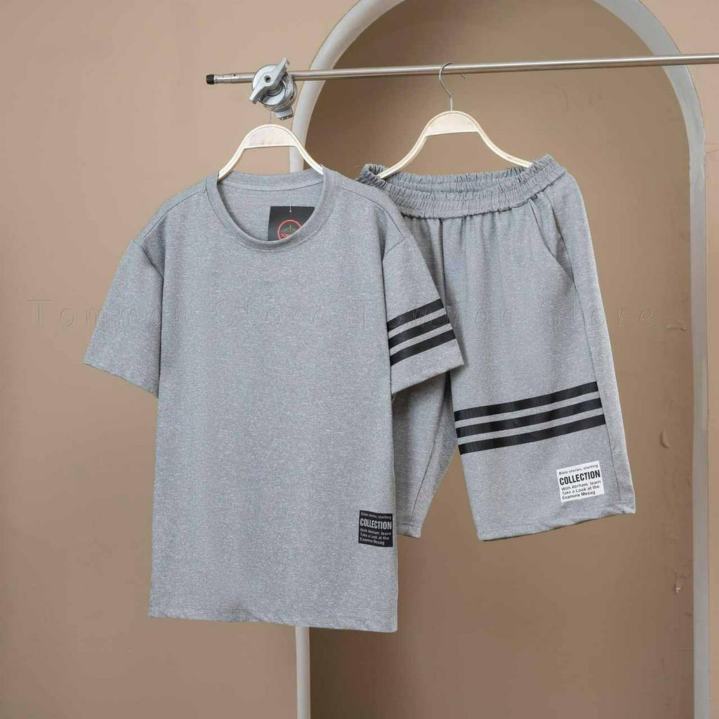 Đồ Bộ Quần Áo Thể Thao Nam 4 Sọc Ngang Kèm Ảnh Thật Sét Đồ Mặc Nhà Đi Chơi Phong Cách Thời Trang CHP