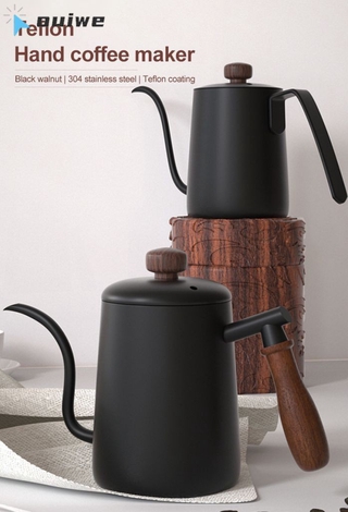 Bình pha cà phê miệng dài bằng thép không gỉ 304 dung tích 600ml