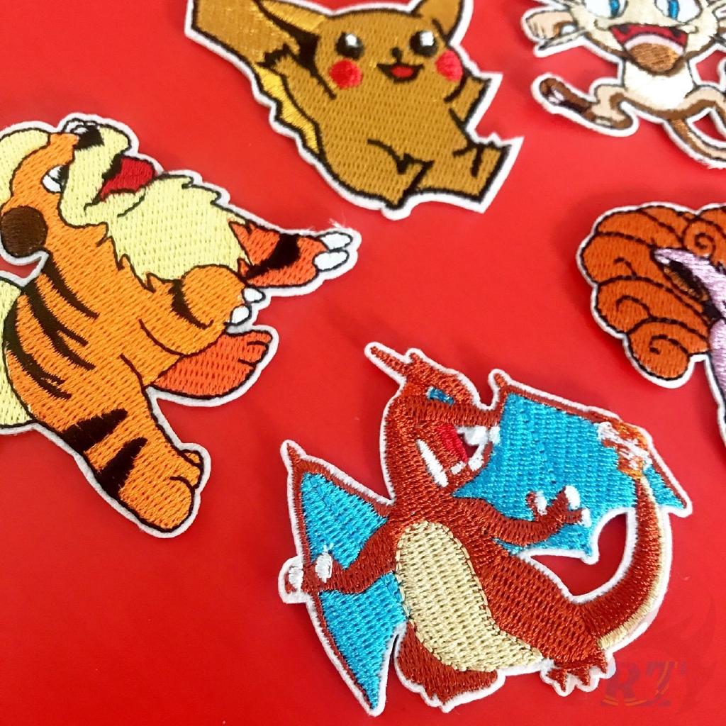 ☸ Anime：Pokemon Go Patch ☸ 1Pc Pokemon Diy Sew On Iron On Patch