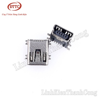 Bộ 50 Chiếc Cổng Mini USB Cái 5 Chân Loại Dán