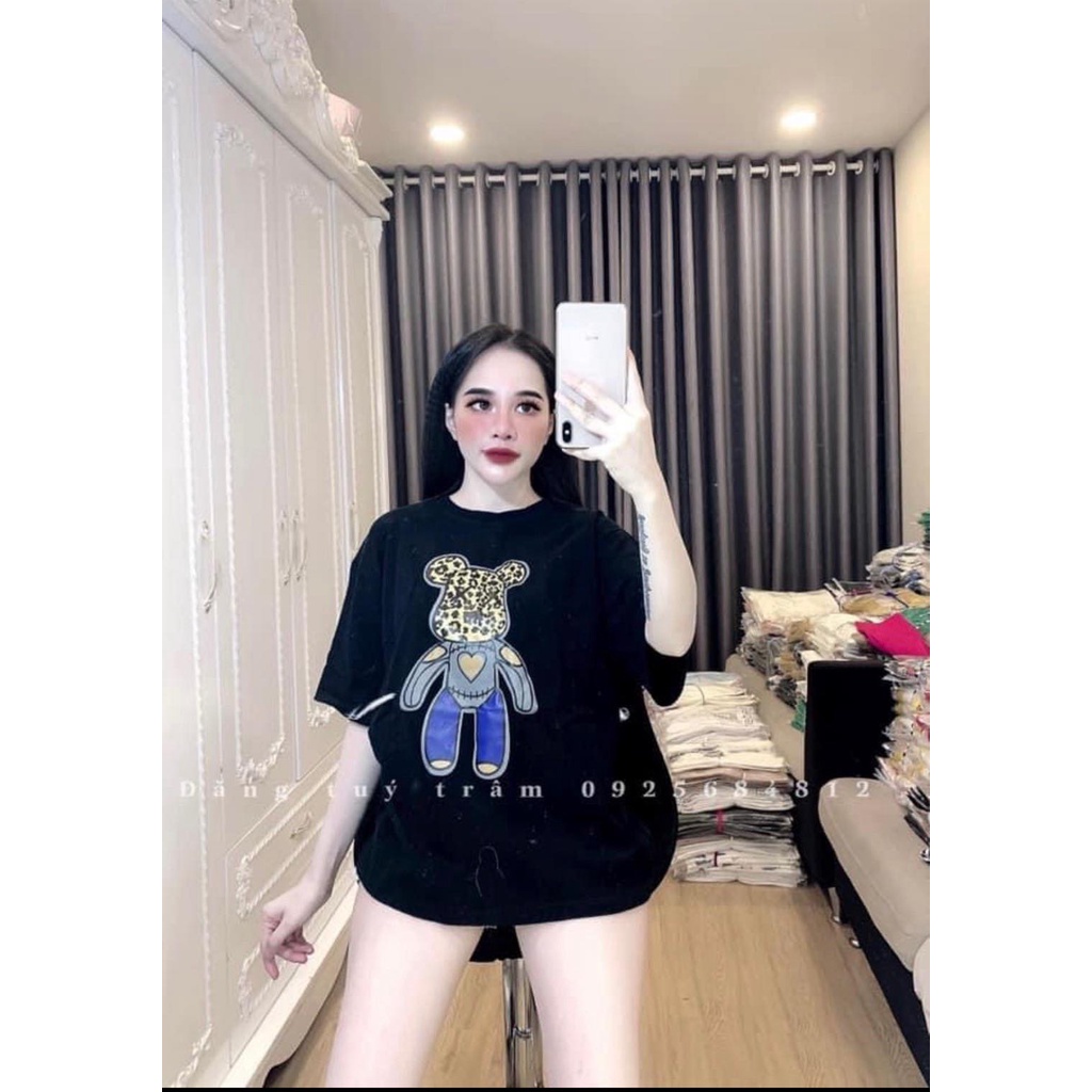 Áo thun tay lỡ form rộng - Áo phông nam nữ thời trang 40kg-68kg-AT06