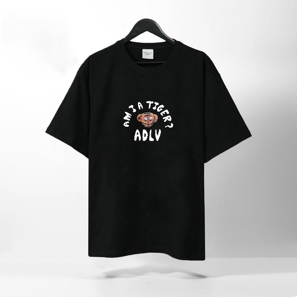 Áo Thun Tay Lỡ ADLV I'm not Tiger, Form rộng oversize, áo phông unisex, chất liệu Cotton - KKIMShop