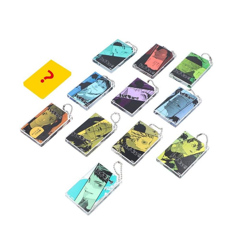 (SẴN) Keychain acrylic Domino nhân vật HAIKYUU!! HQ chính hãng