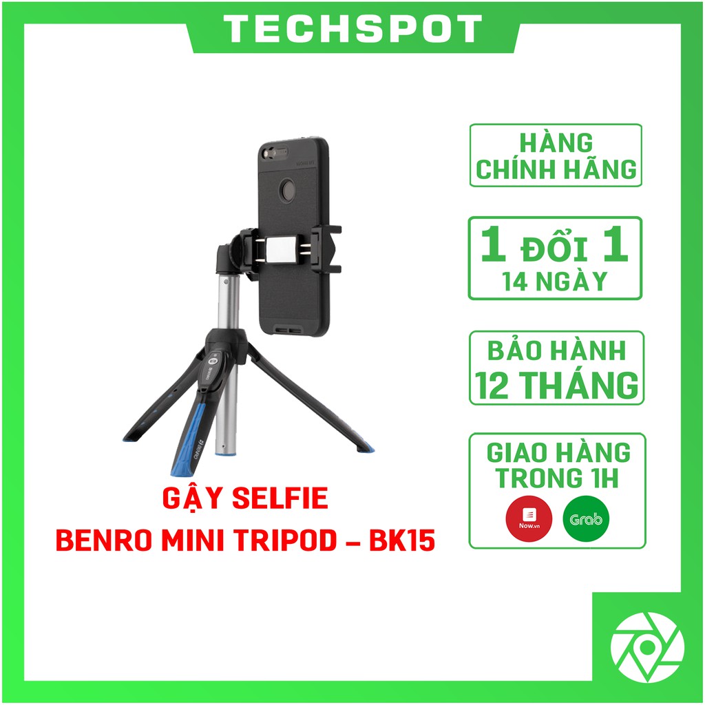 Gậy selfie Benro Mini Tripod - BK15 - Chính hãng | WebRaoVat - webraovat.net.vn
