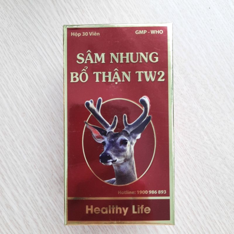 Viên bổ thận SÂM NHUNG BỔ THẬN TW2 bổ thận , tráng dương, mạnh gân cốt_Lọ 30 viên