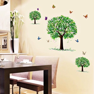 Decal dán tường vườn táo