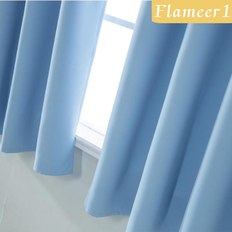 [Flameameer1] Rèm Cửa Sổ Ngắn Màu Trơn Dùng Cho Nhà Bếp / Quán Cà Phê S