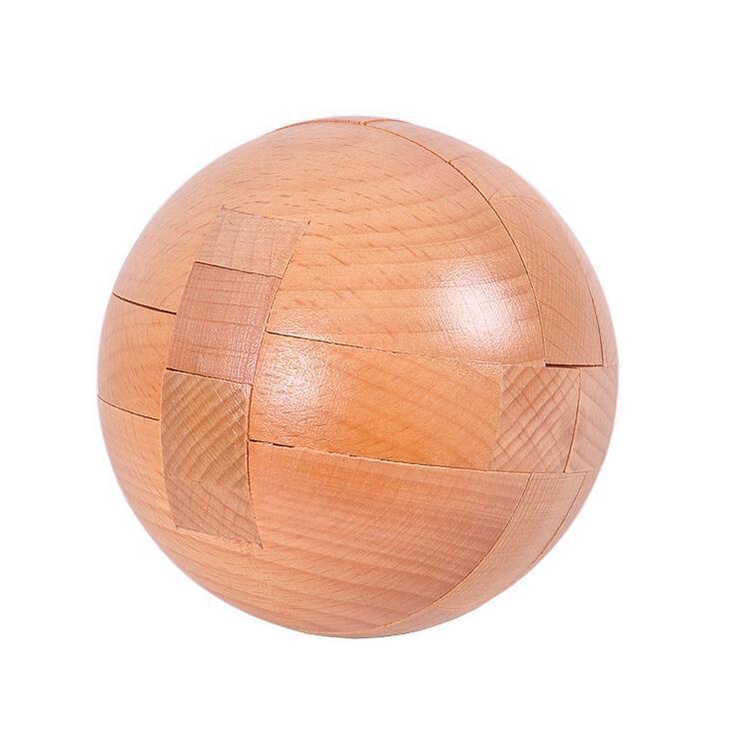 Đồ Chơi Gỗ Thông Minh Cho Trẻ Em - Khóa Gỗ Circular Luban Lock