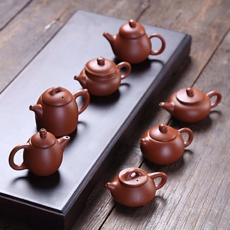 Ấm trà Tử Sa mini- hàng deco, trưng bày, trang trí cực đẹp.