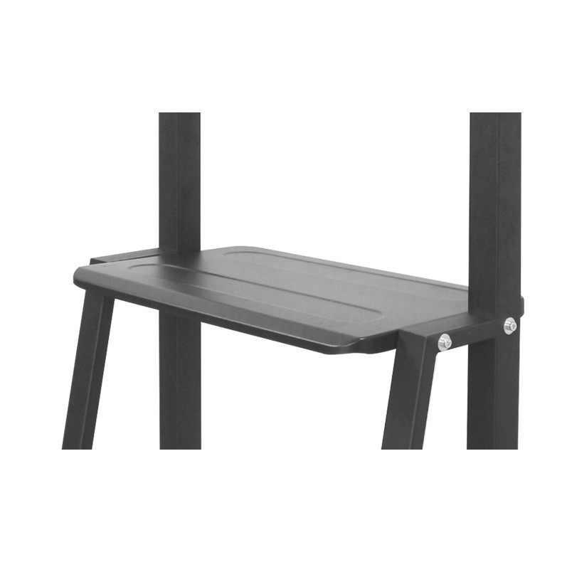 Giá treo tivi di động 32-65 inch, có bánh xe, khay để đầu đĩa dvd, khay để camera di chuyển linh hoạt