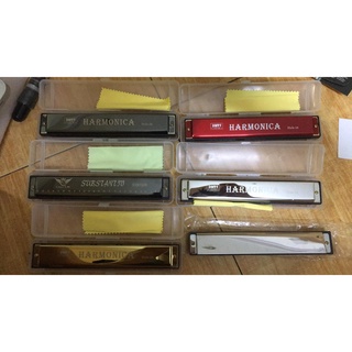 Kèn Harmonica 24 Lỗ Cao Cấp GG24 ( Bạc) - Hàng có sẵn