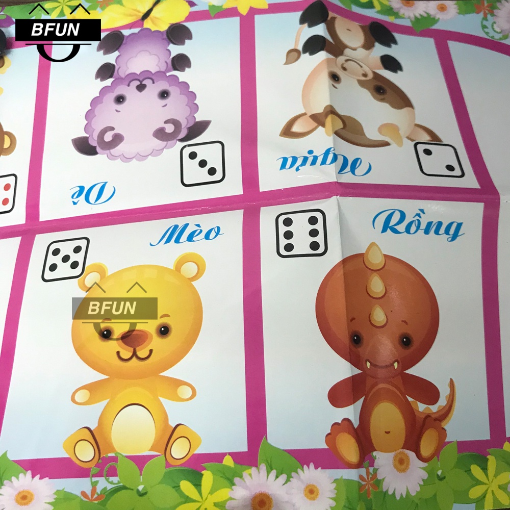 Cờ Ô Ăn Quan 6 in 1 LHT Board Game Gồm Ô Ăn Quan+ Cờ Cá Ngựa+ Cờ Vây+ Cờ Gánh+ Cờ Nhảy+ Cờ Caro - Đồ Chơi Trẻ Em Chirita