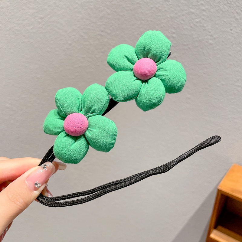 Kẹp Tóc Nơ Hoa Dễ Thương Phong Cách Hàn Quốc Cho Bé Gái