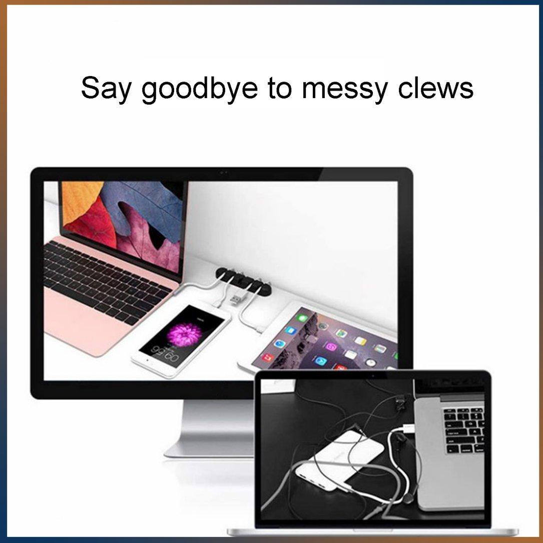 Kẹp Silicone Giữ Dây Cáp Gọn Gàng 4.9