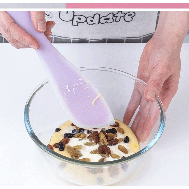 1 Dụng Cụ Phới Trộn Bột Làm Bánh Bằng Silicone Chịu Nhiệt Cao