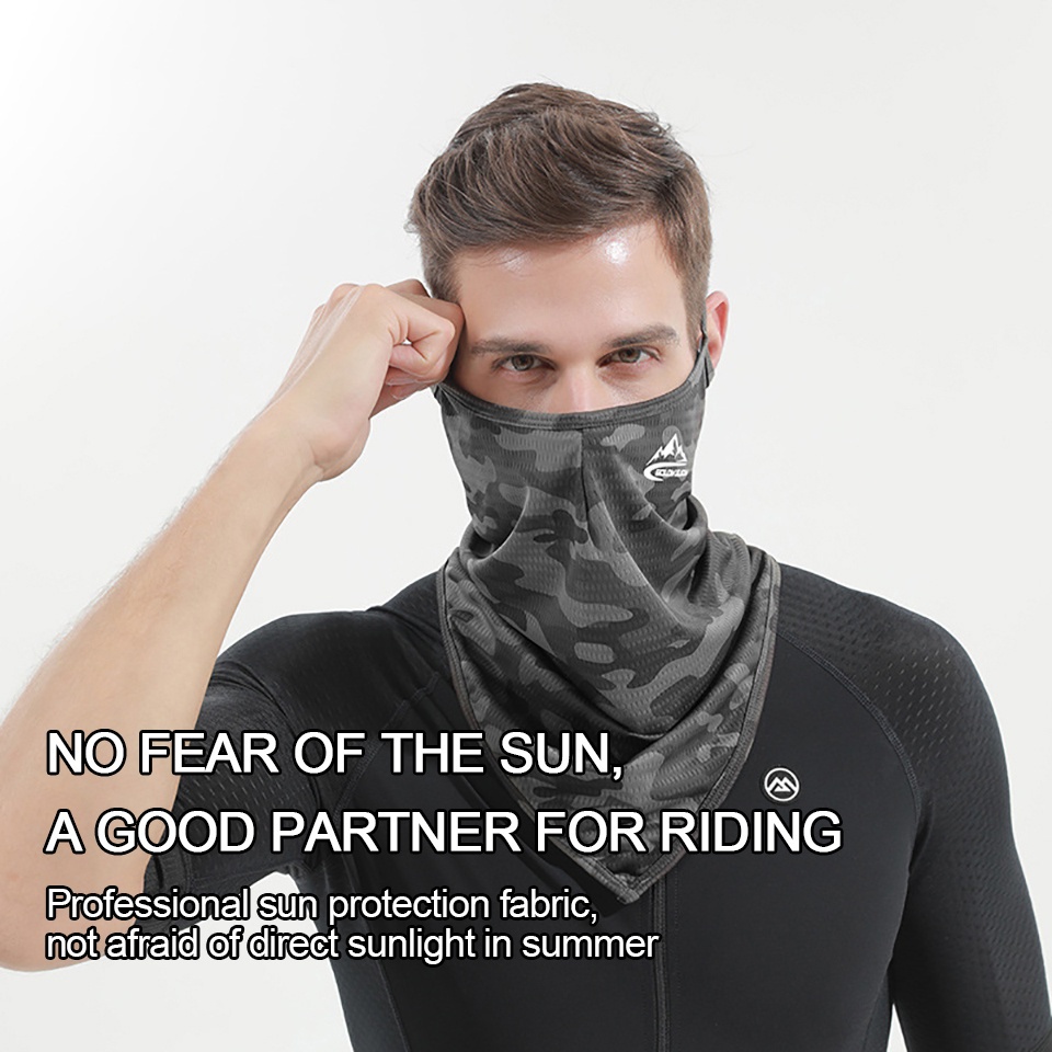 Khẩu trang thể thao mềm mại thoáng khí chống tia UV nhanh khô