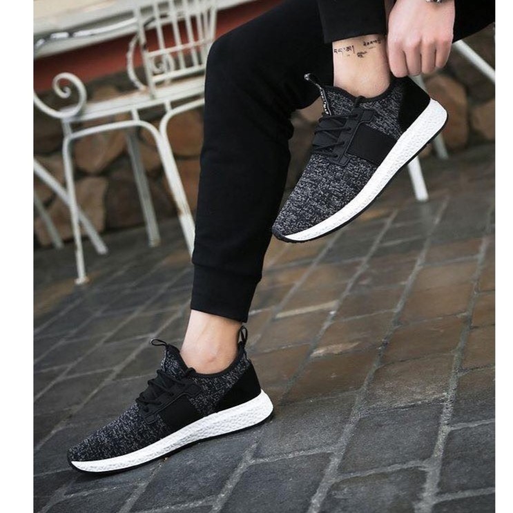 Giày Thể Thao Sneakers Đen Bạc- G19 | BigBuy360 - bigbuy360.vn