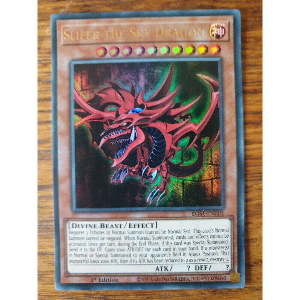 Bài Yugioh - Slifer The Sky Dragon (Ultra Rare) # Thiên Không Long Osiris