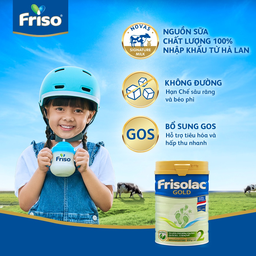 Sữa Bột Frisolac Gold 2 850g