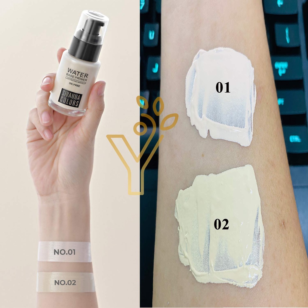 Kem Nền Sivanna Kiềm Dầu Mịn Lì Water Base Primer HF559 - Kem Nền Cho Da Dầu