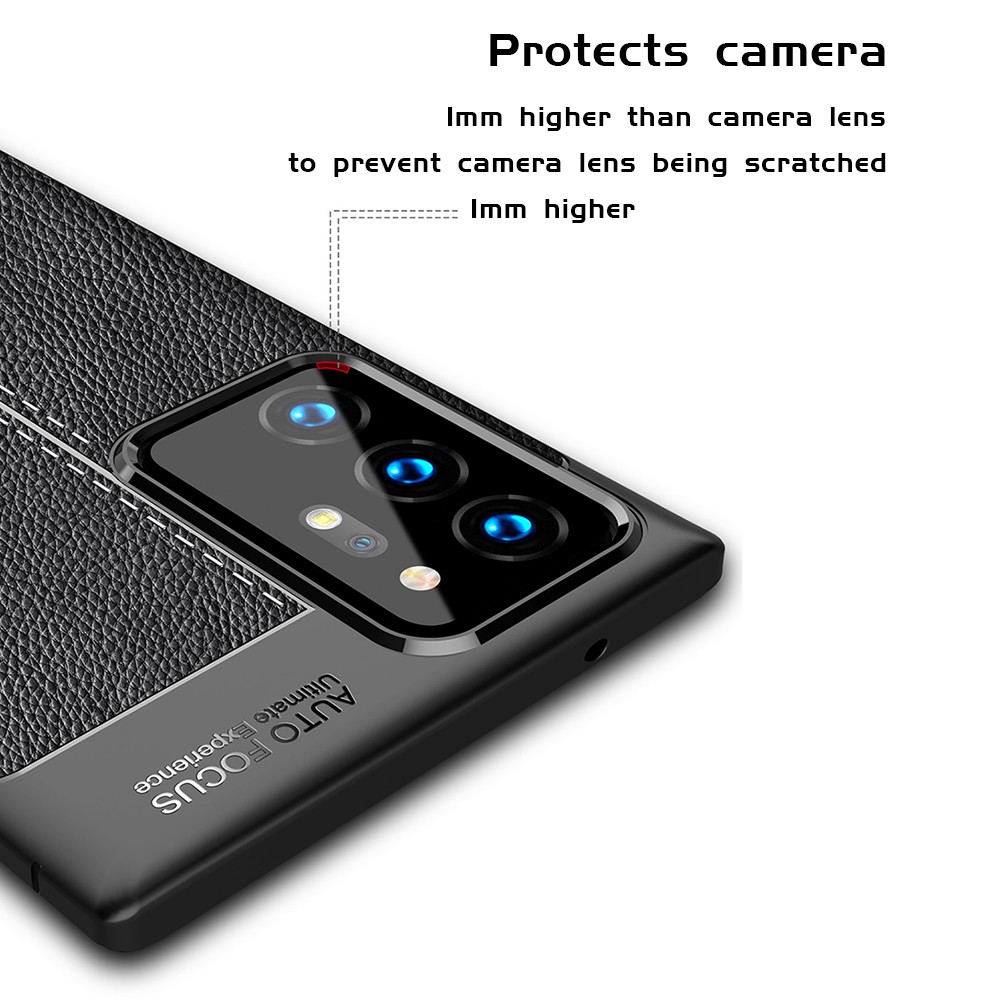 Ốp điện thoại siêu mỏng chống sốc mặt vải thiều cho Samsung Galaxy Note 20 Ultra 5G Samsung Note 10 Plus Lite Note 8 9