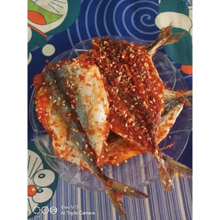 1kg cá khô tẩm gia vị ướp mè thơm ngon tặng bánh tráng