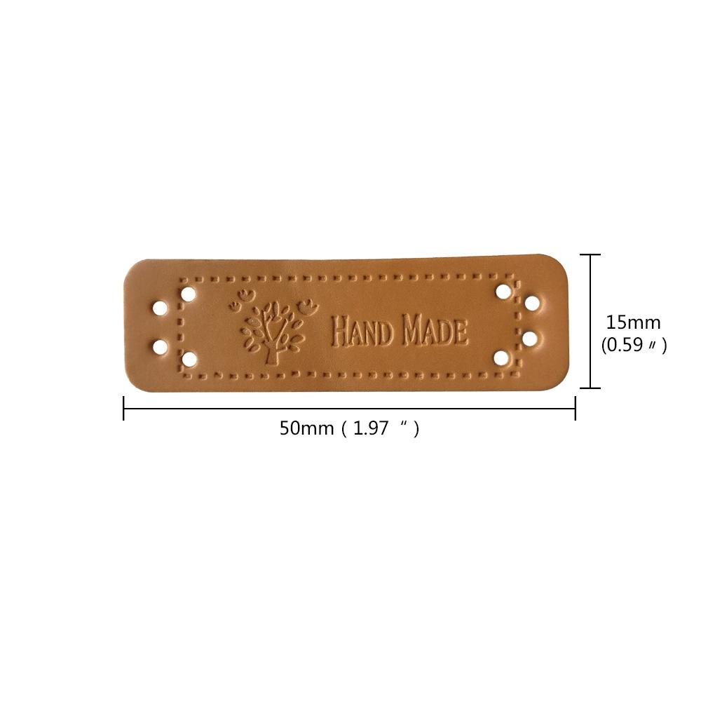 Logo Da PU Dùng Để May Vá Thủ Công DIY