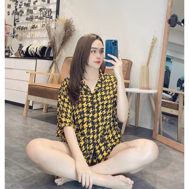 Đồ bộ Pijama - Form cánh dơi quần cộc cao cấp ❤️ | BigBuy360 - bigbuy360.vn