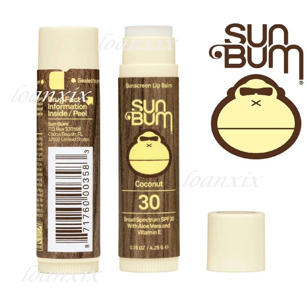 [DATE 2022] SON DƯỠNG SUN BUM CHỐNG NẮNG DẠNG THỎI COCONUT LIP BALM SPF 30 ( 4.25gram )