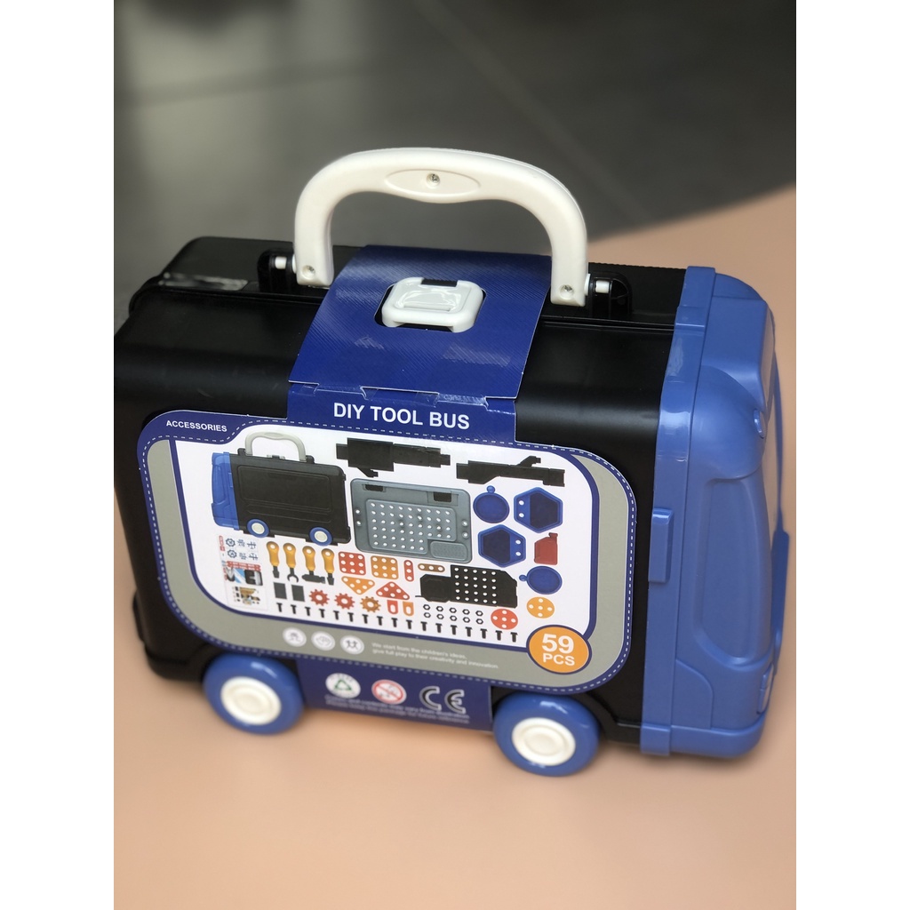 Đồ Chơi Dụng Cụ Sửa Chữa Kỹ Sư Có Thể Lắp Thành Xe Cho Bé - Bowa 8071