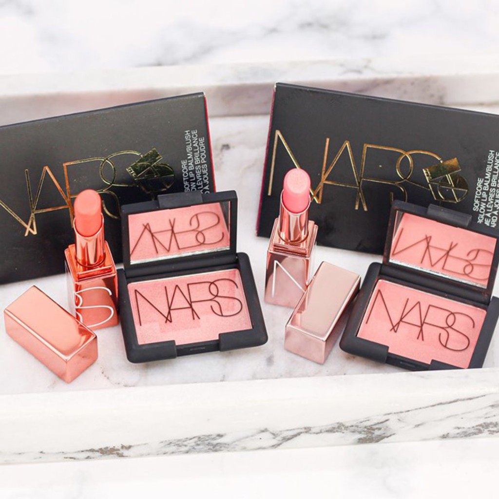 Nars Cosmetics Set son và má hồng Nars Softcore Mini Blush and Balm Set