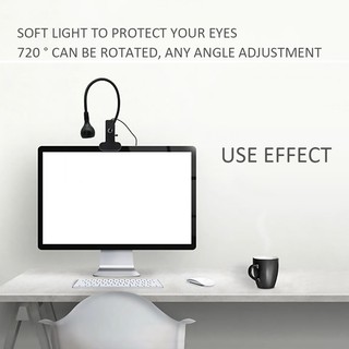 Đèn đọc sách mini USB DC 3~5V / AC 220V có kẹp