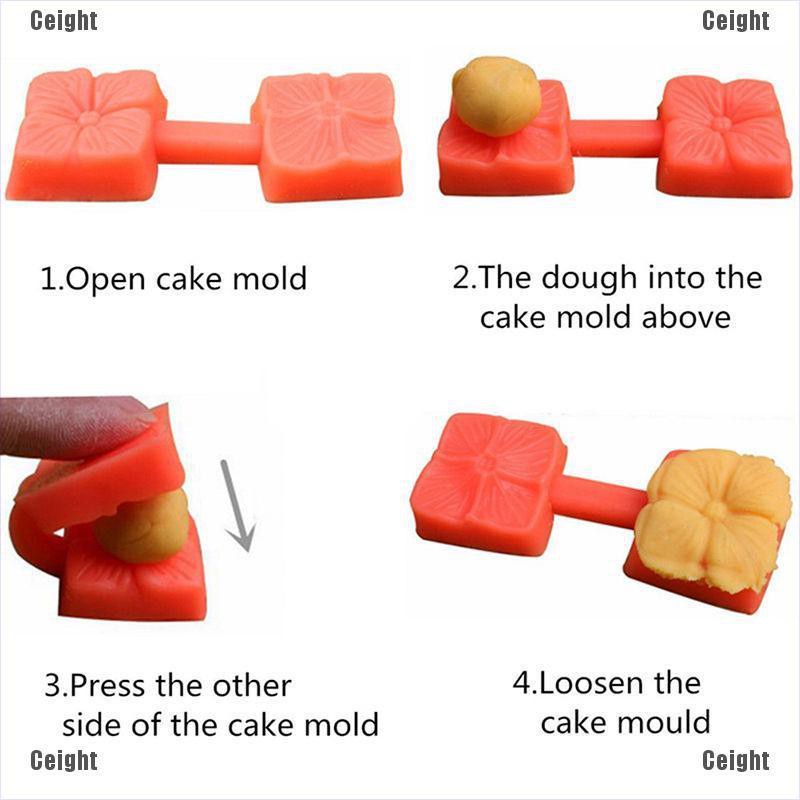 Khuôn Silicone Tạo Hình Hoa Hồng 3D Trang Trí Bánh