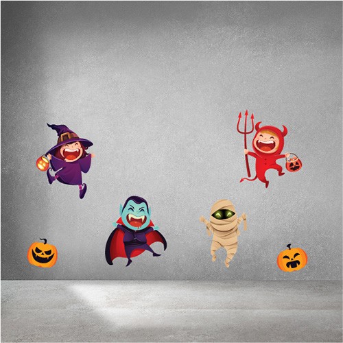 DECAL TRANG TRÍ HALLOWEEN SỐ 8
