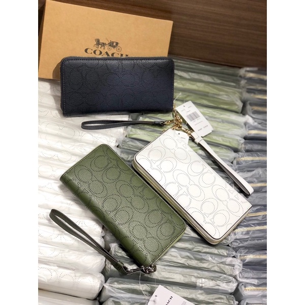 Ví Coach Long Zip full box sang chảnh