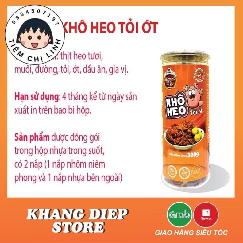 Khô heo cháy tỏi 300g Tiệm Chị Linh đồ ăn vặt Hà Nội | BigBuy360 - bigbuy360.vn