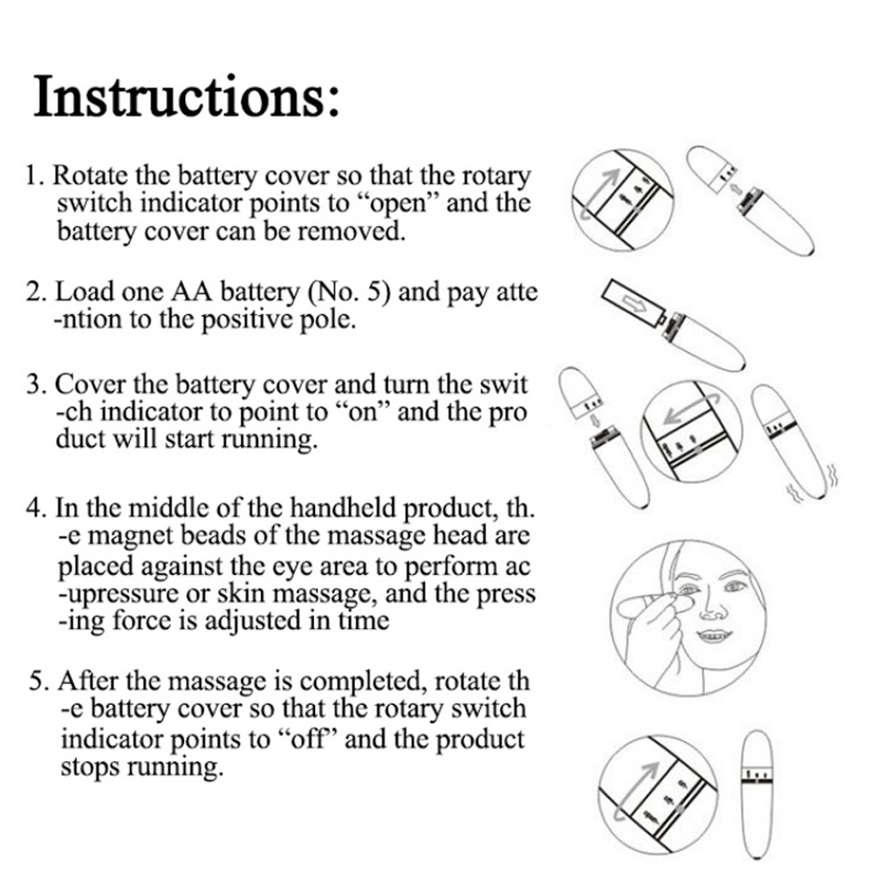 Máy Massage Xóa Bọng Mắt Mini Mát - Mạnh Loại Tốt B16