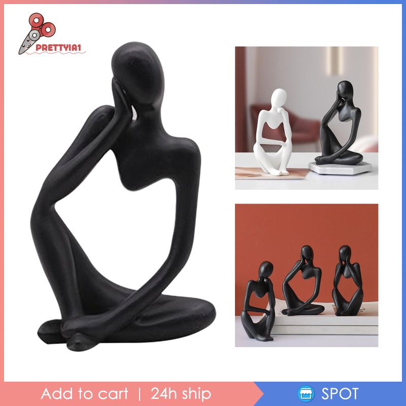 Mô Hình Tượng Điêu Khắc Hiện Đại Trang Trí Tủ Sách 1-8