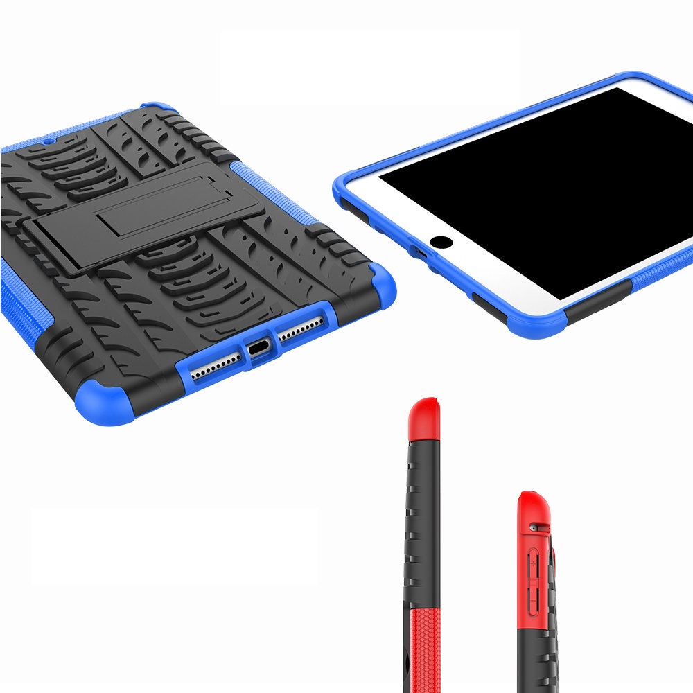 Ốp máy tính bảng Silicon + PC chống sốc 2 trong 1 cho iPad 9.7 2017 2018 Air 2 6 mini 1 2 3 4 5