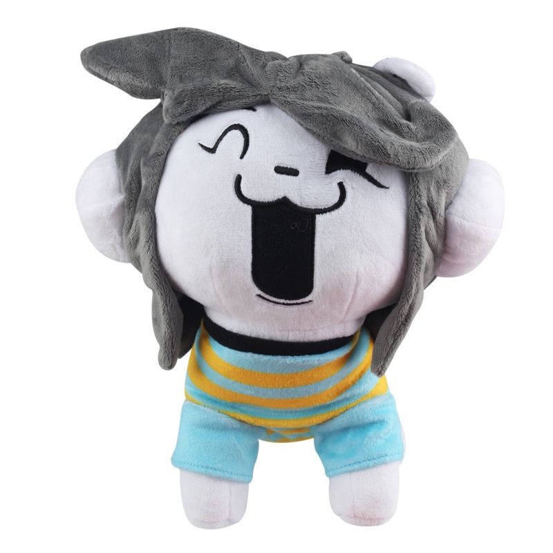 1 Đồ chơi nhồi bông Hình Chú Chó Undertale Temmie Mềm Mại Kích Thước 26cm