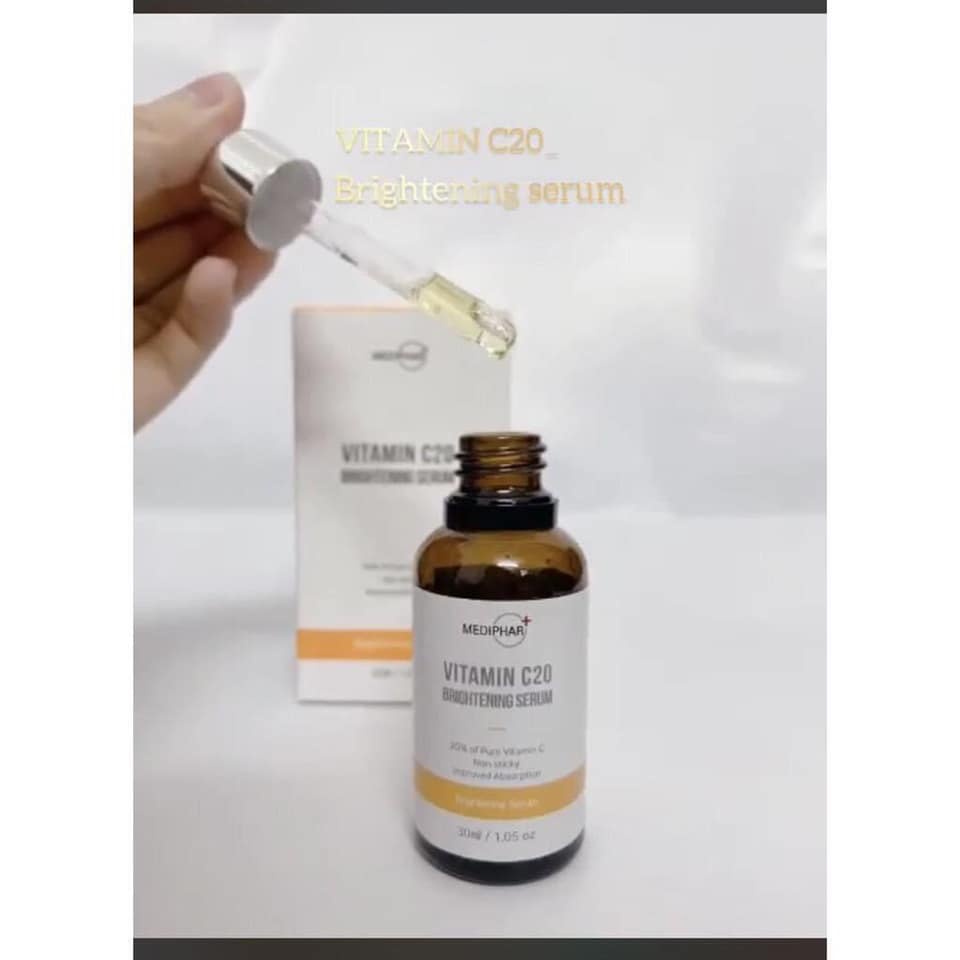 Tinh Chất Làm Sáng Da, Chống Lão Hóa Mediphar Vitamin C20 Brightening - 30ml