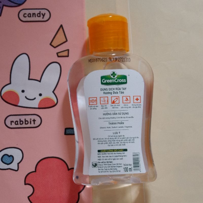 Nước rửa tay khô Green Cross 100ml | BigBuy360 - bigbuy360.vn