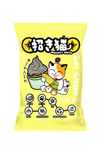 Cát vệ sinh cho mèo MANEKI NEKO cat litter 5L