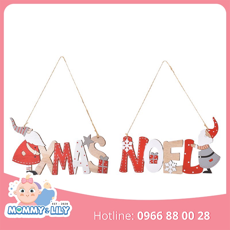 Phụ kiện trang trí Noel cây thông Noel Giáng sinh