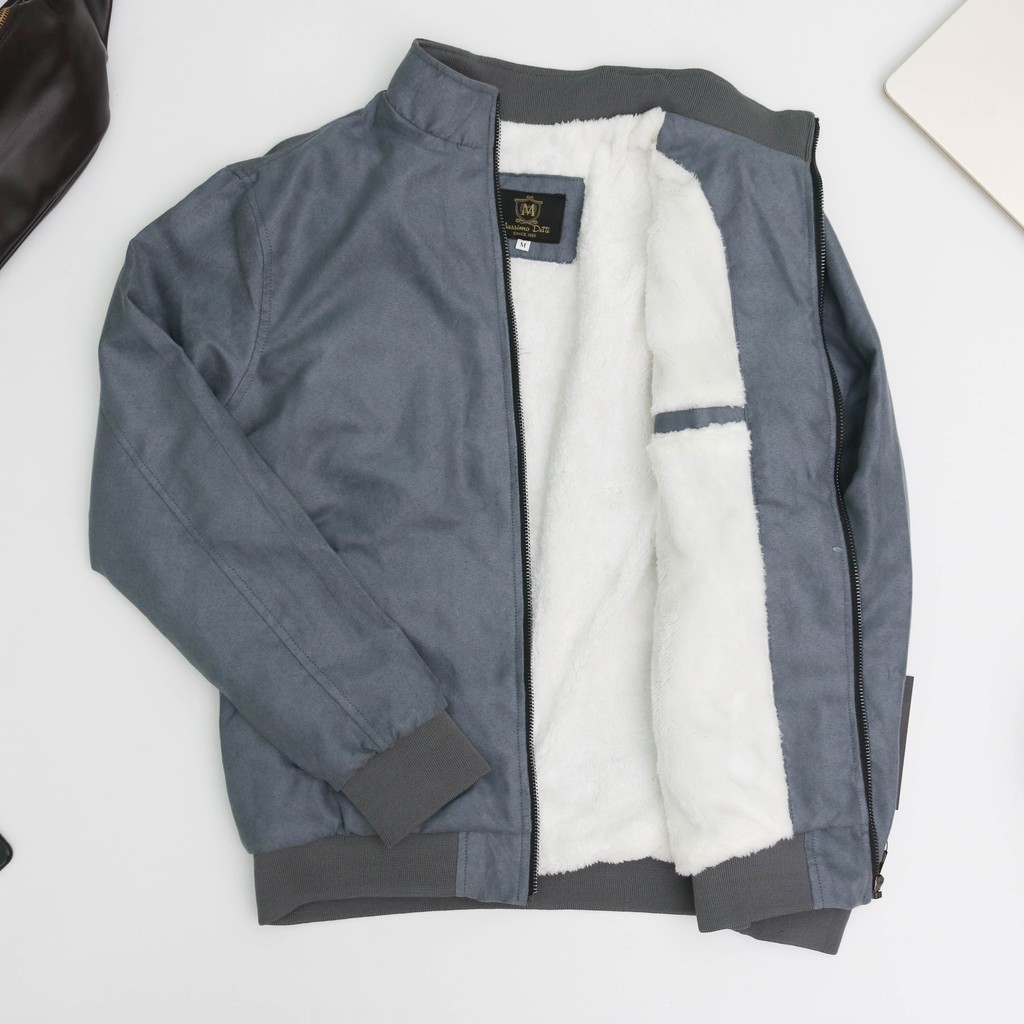 Áo khoác Da lộn lịch lãm phong cách lót lông cừu | BigBuy360 - bigbuy360.vn