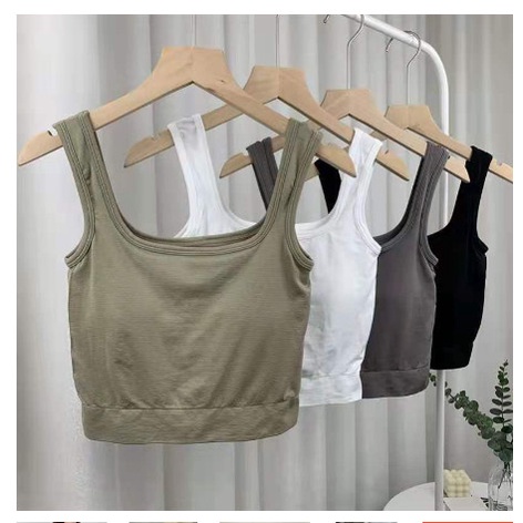 Áo Bra bầu ,Áo bầu 2 dây, Áo Bra bầu Thun Mềm Dáng Lửng Sẵn Đệm Ngực