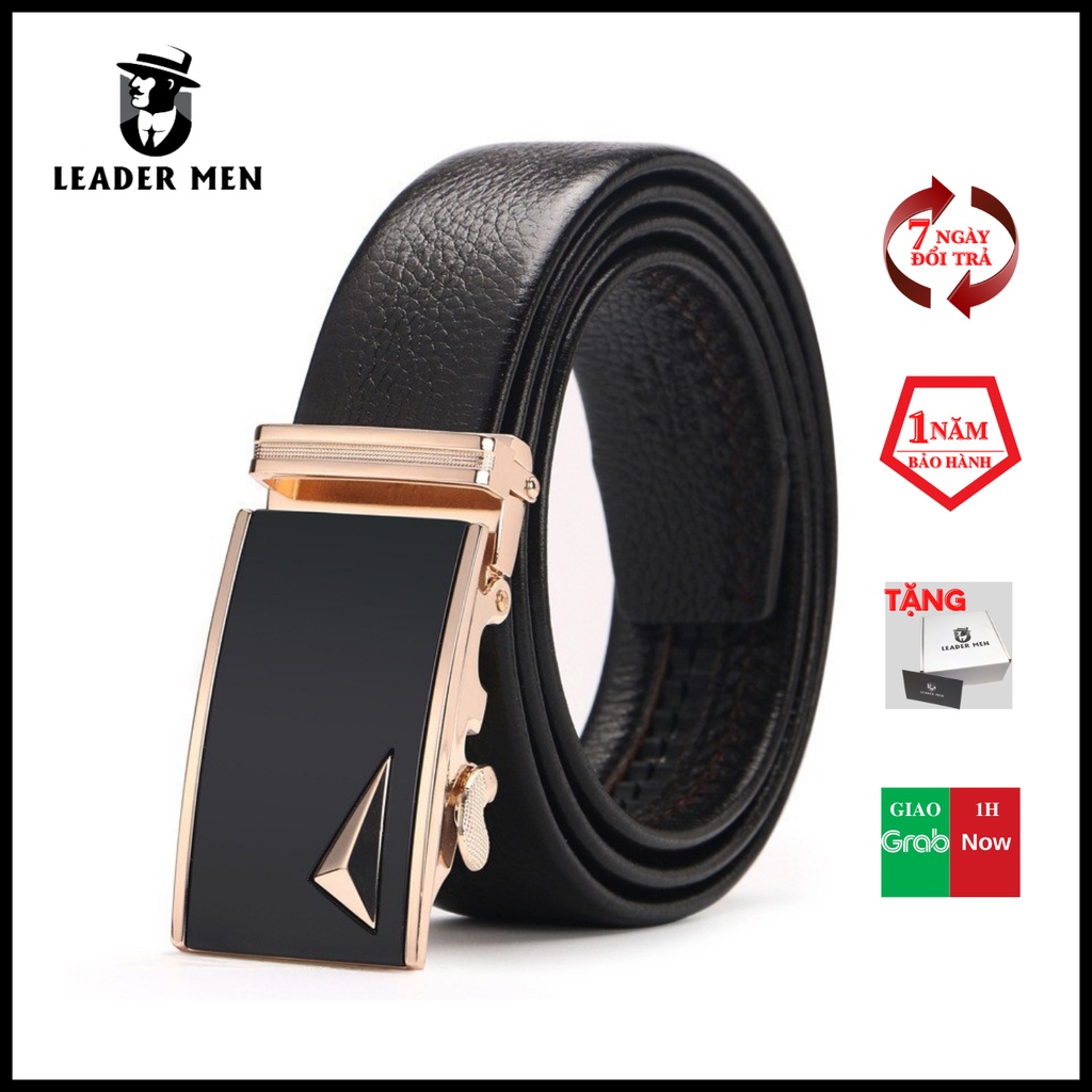 Thắt Lưng Da Nam LMEN-07 Chất Liệu Da Pu Cao Cấp Khóa Tự Động - Dây Nịt Nam Thời Trang Kiểu Dáng Sang Trọng - LeaderMen